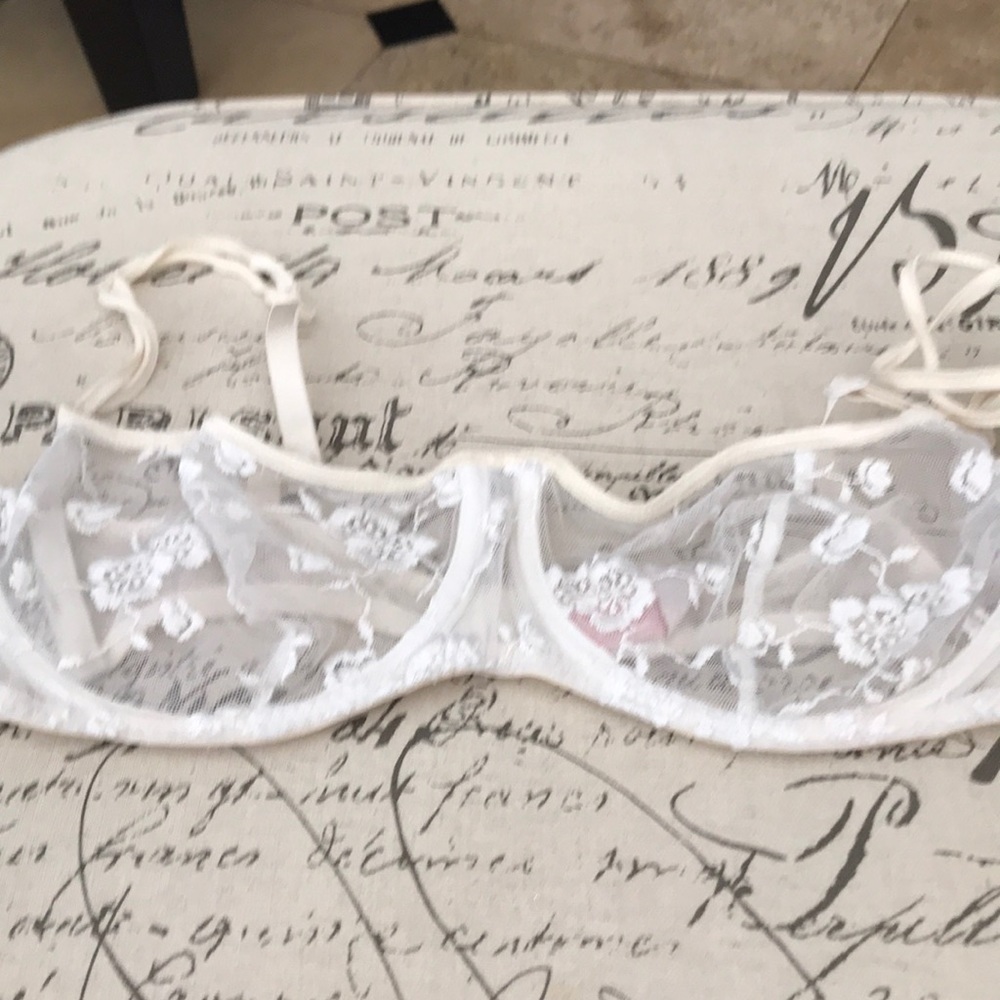 White Lace Bra from Victoria Secret